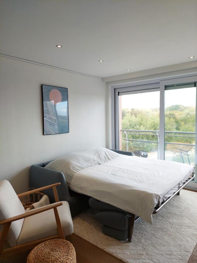 Studio 3 Bredene Met Strandcabine 外观 照片